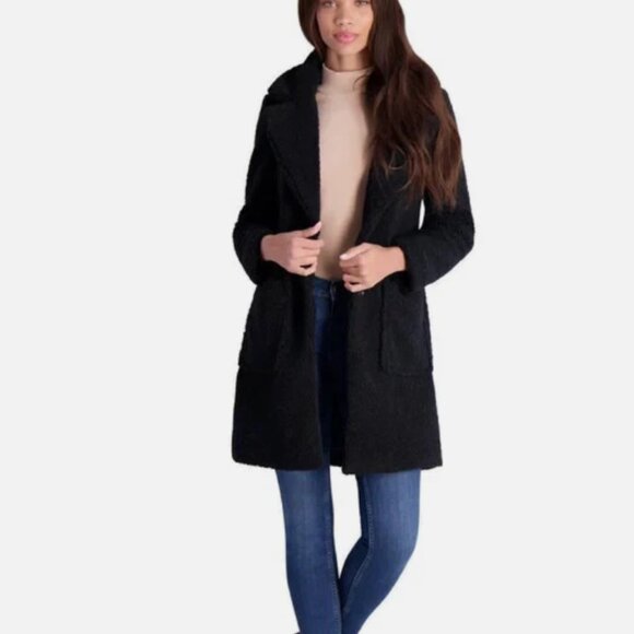 French Connection Faux Shearling Coat, NWOT - Picture 1 of 5